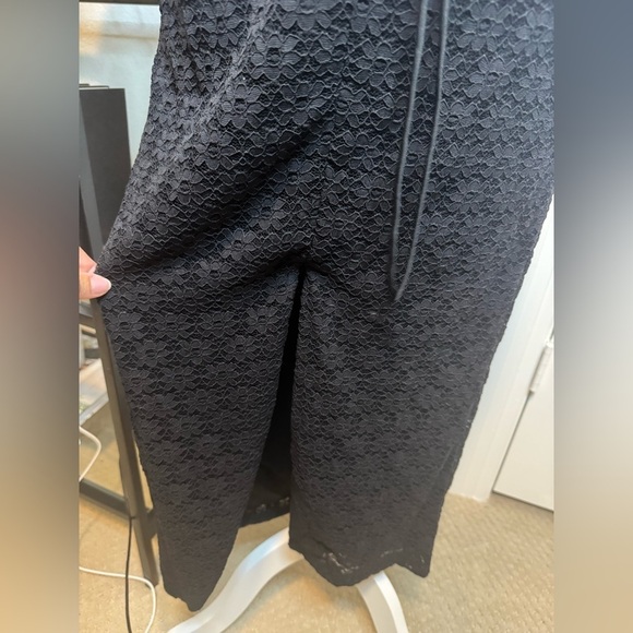 NWT Bardot Womens Lacy Short Midi Dress Black Size 8 - Picture 7 of 8